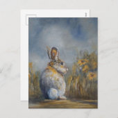 Bunny Feestdagenkaart (Voorkant / Achterkant)