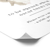 Bunny First Birthday Time Capsule Poster (Hoek)