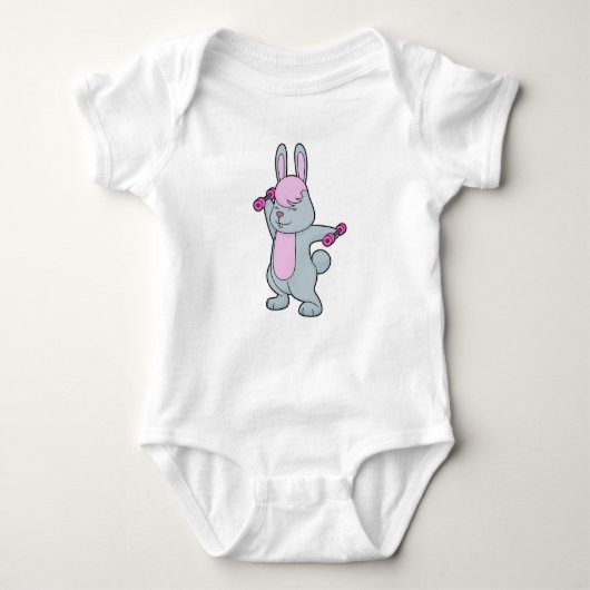 Bunny Fitness Dumbbell Romper (Voorkant)