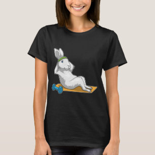 Bunny Fitness Sit ups Sport T-shirt