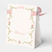  Bunny Floral Baby shower Bedankdoosjes (Achterkant)