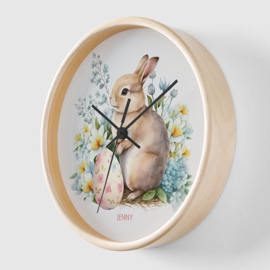 Bunny & Floral Egg (Hoek)