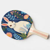 Bunny Floral Tafeltennisbatje (Zijkant)