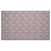 Bunny Flowers U verandert achtergrondkleur Stof (Fat Quarter)