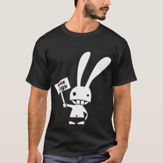 bunny free hugs t shirt