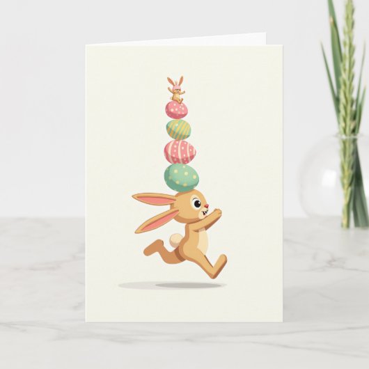 Bunny Friends Celebration Card Kaart (Voorkant)