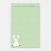 Bunny Fun personaliseren Post-it® Notes (Voorkant)