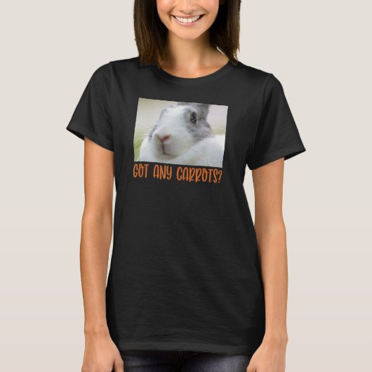 Bunny Funny Rabbit Heeft Wortels Kinder T-shirt (Voorkant)