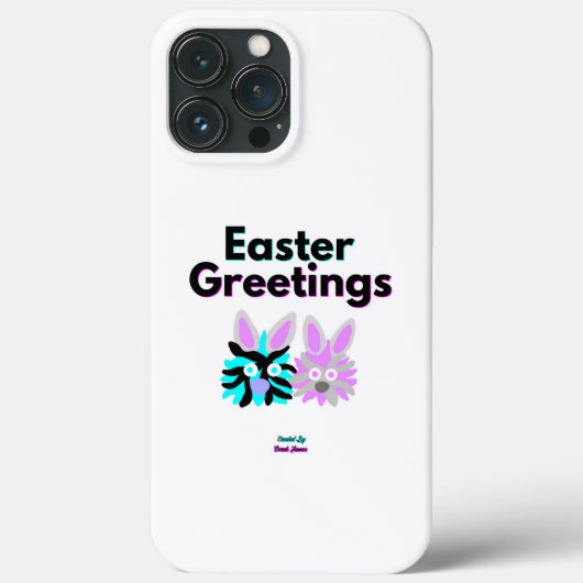Bunny Fuzzies Apple iPhone 13 Pro Max Coque (Verso)