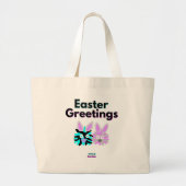 Bunny Fuzzies Jumbo Canvas tas (Voorkant)