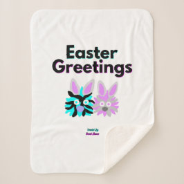 Bunny Fuzzies Kleine Sherpa Deken