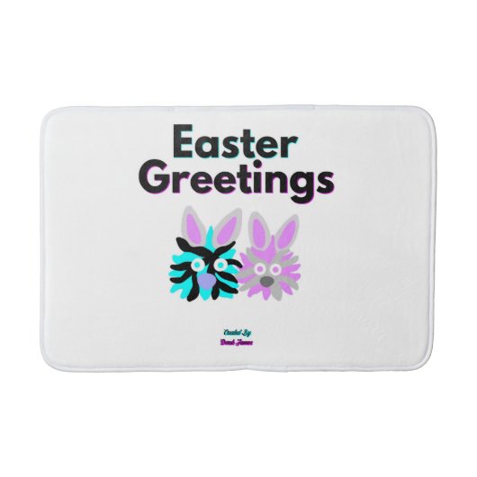 Bunny Fuzzies Medium Badmat (Voorkant)