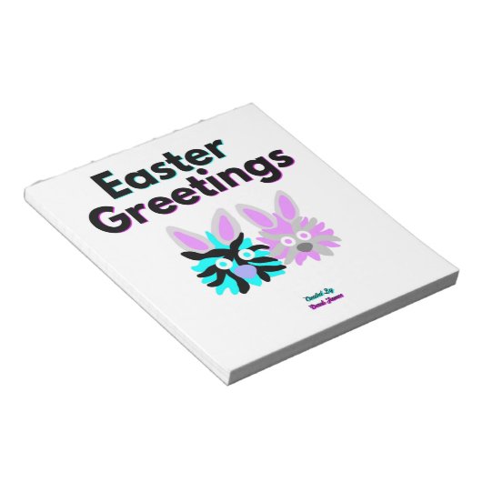 Bunny Fuzzies-Notitieblok Notitieblok (Schuin)