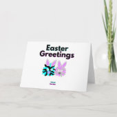 Bunny Fuzzies Standaard Horizontale Wenskaart Kaart (Voorkant)