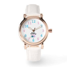 Bunny Fuzzies Vrouwen  Roos Gouden Horloge