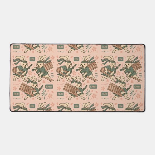 Bunny Gamer Keyboard Samurai  (Recto)