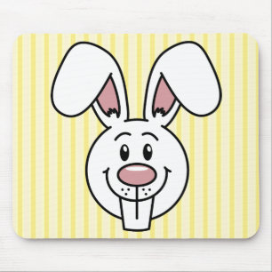 Bunny (geel) Mousepad Muismat