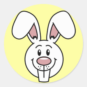 Bunny (geel) Sticker