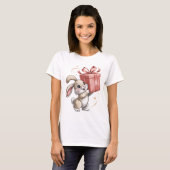 Bunny Gift Fumble T-shirt (Voorkant volledig)