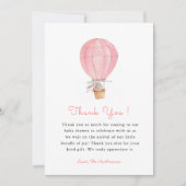 Bunny Girl Baby shower Merci (Devant)