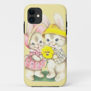 Bunny Girl + Boy iPhone 11 Hoesje