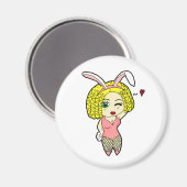 Bunny Girl Magneet (Voorkant / Achterkant)