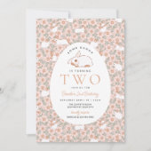 Bunny Girls de Pâques 2e Invitation d'anniversaire (Devant)