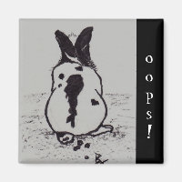 Bunny Go Oops akoestische magneet