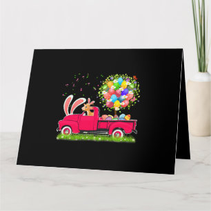Bunny Goat Riding Pickup Truck Easter Tree Fl Kaart