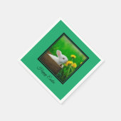 Bunny Happy Paaster Napkins Servet (Hoek)