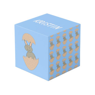 Bunny Hatching van de Eieren Aangepaste Foto Cube Kubus