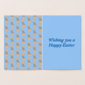 Bunny Hatching van de Kaart van de eiervoederFolie (Binnen)