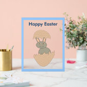 Bunny Hatching van Egg Weird Custom Acryl Bord (Huwelijk)