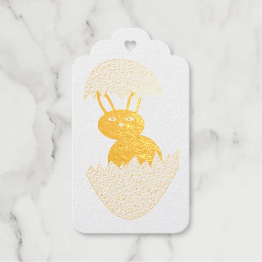 Bunny Hatching van Egg Weird Custom Cadeaulabels (Voorkant)