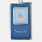 Bunny Hatching van Egg Weird Custom Ornament (Links)