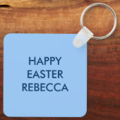 Bunny Hatching van Egg Weird Custom Sleutelhanger (Achterkant)