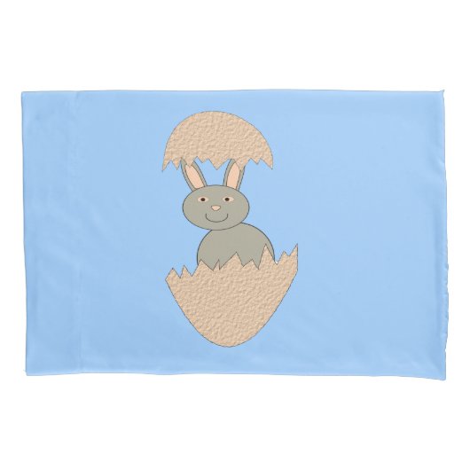 Bunny Hatching van Egg Weird Kussensloop (Voorkant)