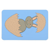 Bunny Hatching van Egg Weird Magnet Magneet (Horizontaal)