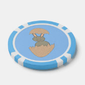 Bunny Hatching van Egg Weird Poker Chips (Enkel)