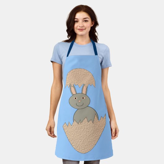 Bunny Hatching van Egg Weird Schort (Gedragen)