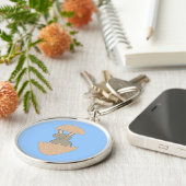 Bunny Hatching van Egg Weird Sleutelhanger (Zijkant)