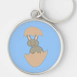 Bunny Hatching van Egg Weird Sleutelhanger