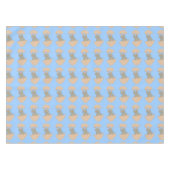 Bunny Hatching van Egg Weird Tablecloth Tafelkleed (Voorkant (Horizontaal))