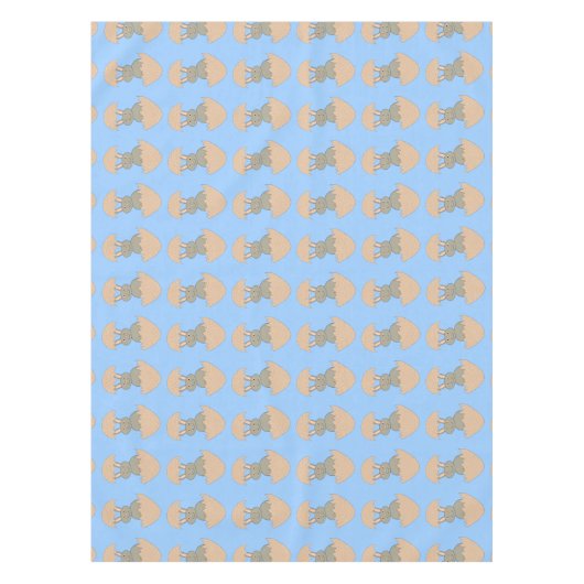 Bunny Hatching van Egg Weird Tablecloth Tafelkleed (Voorkant)