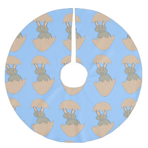 Bunny Hatching van eierbielrokken Kerstboom Rok