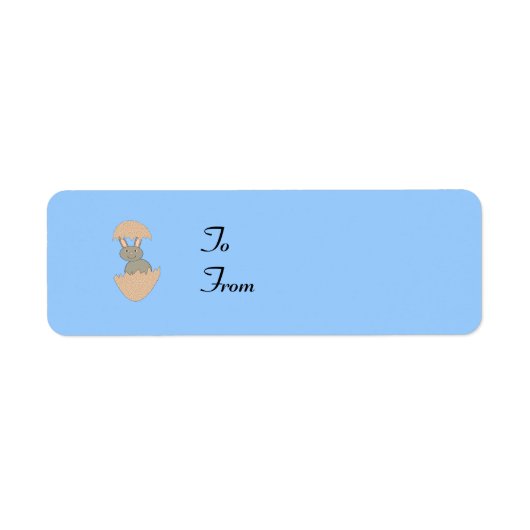 Bunny Hatching van Eieren Weird Custom Cadeau Labe Etiket (Voorkant)