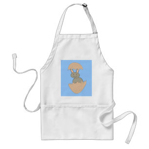 Bunny Hatching van Schort voor het koken van eierv
