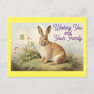 Bunny Holiday Briefkaart