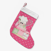 Bunny Holiday-kerstkussen bakken Kleine Kerstsok (Voorkant (Hangend))