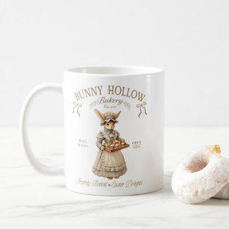 Bunny Hollow Bakery Vintage Easter Rabbit Baker Koffiemok